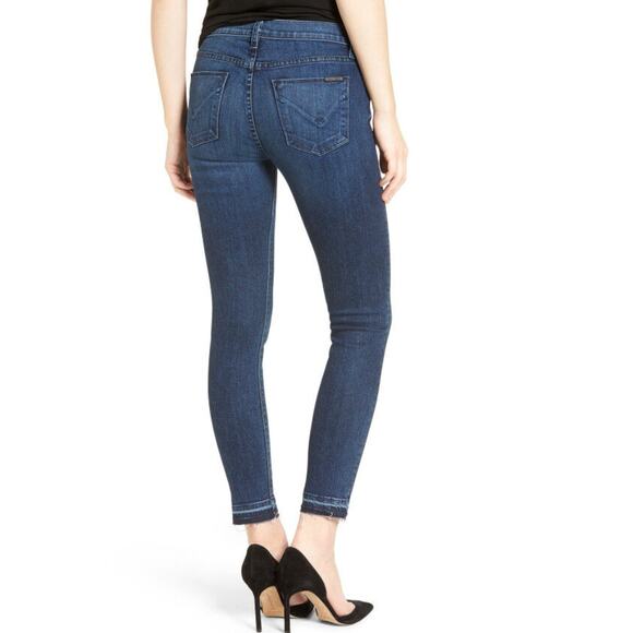 Hudson Jeans Nico Mid Rise Super Skinny Leg Ankle Released Hem Women's 29 - Picture 1 of 8